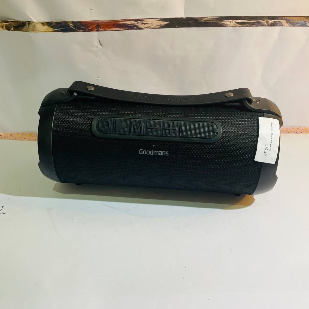 Altoparlante Bluetooth Goodmans GD545 80W Ultra Bass, Portatile Per Doccia, Nero